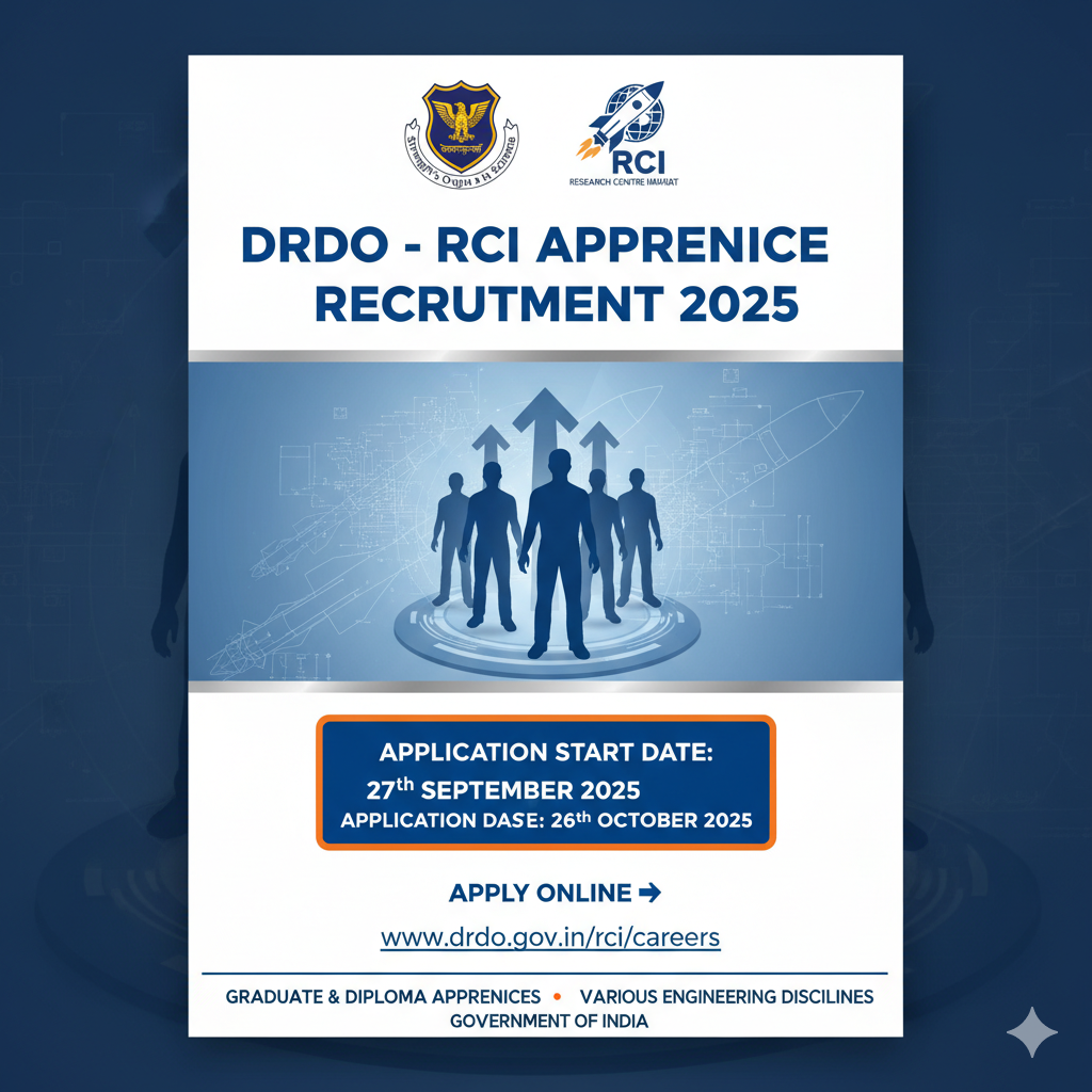 DRDO RCI Apprentice Recruitment 2025: