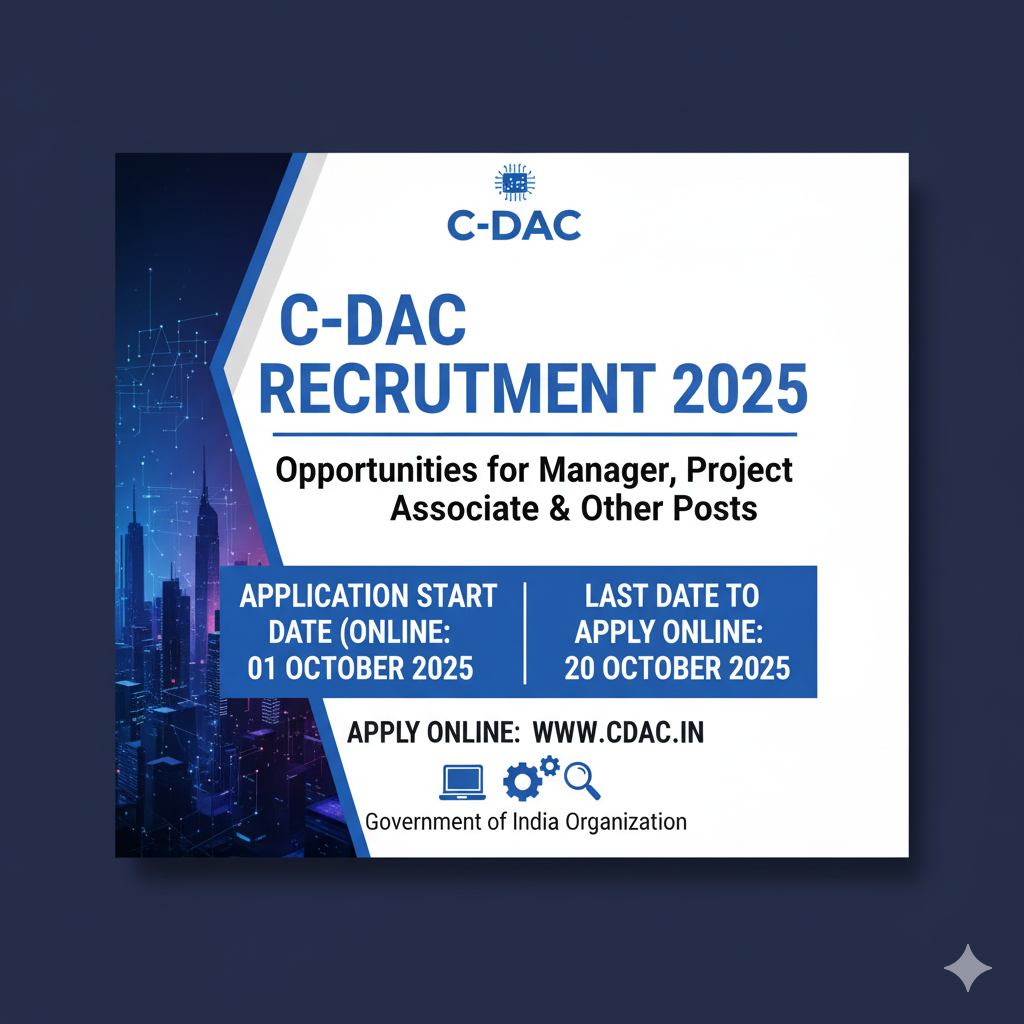 C-DAC Recruitment 2025