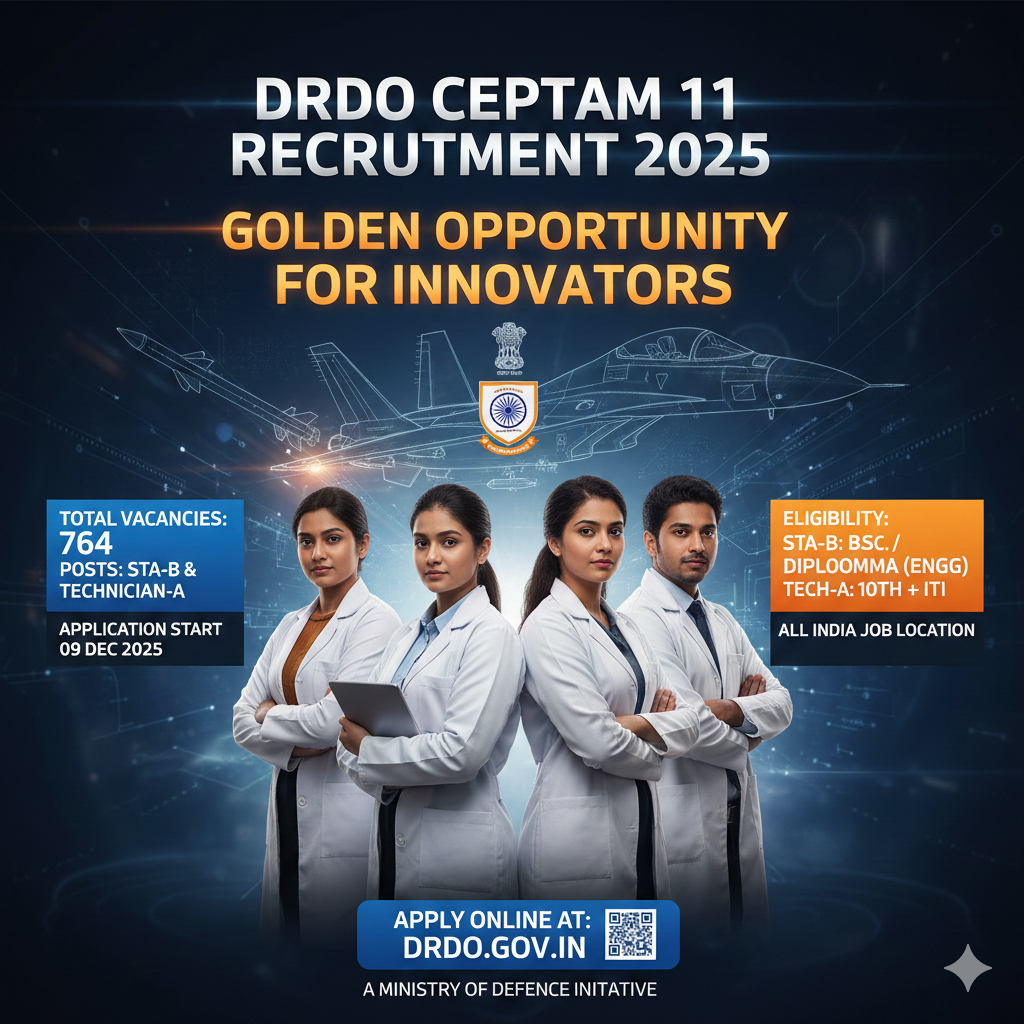 DRDO CEPTAM 11 Recruitment 2025
